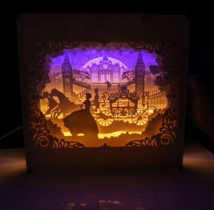 Декоративный светильник «Картина» с эффектом снегопада NEON-NIGHT